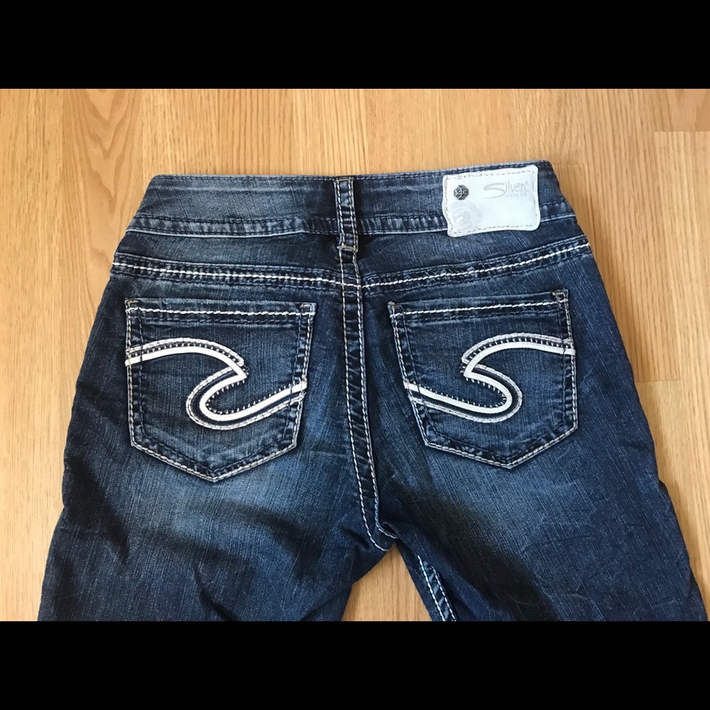 Silver Jean capris